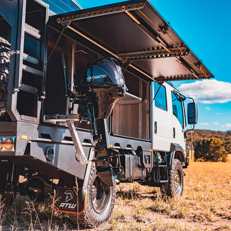 atw expedition truck tinny engine