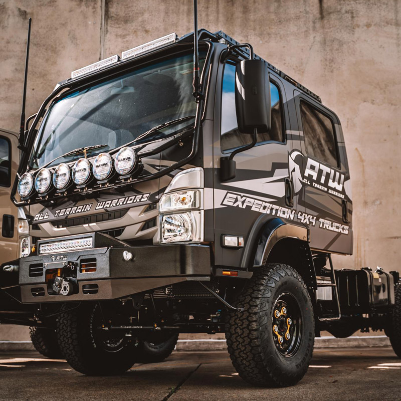 atw 4x4 truck with cab protection