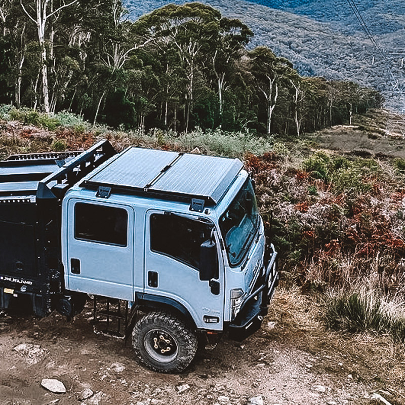 atw expdition truck up hill