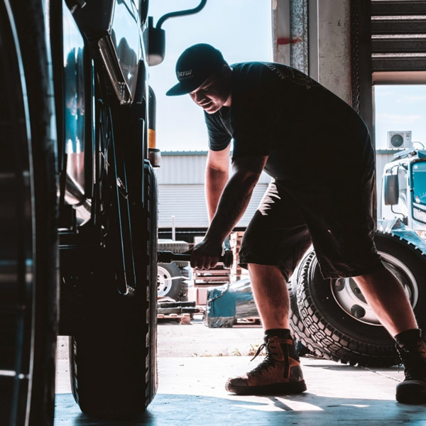 atw tyre being fitted