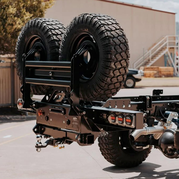 dual tyre carrier