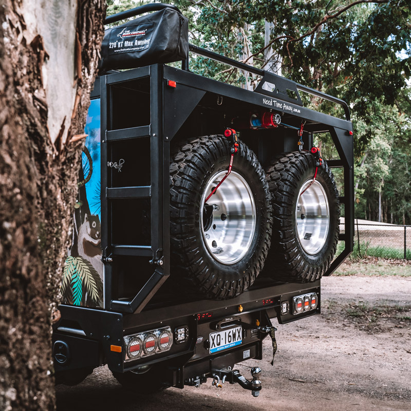 dual tyre carrier