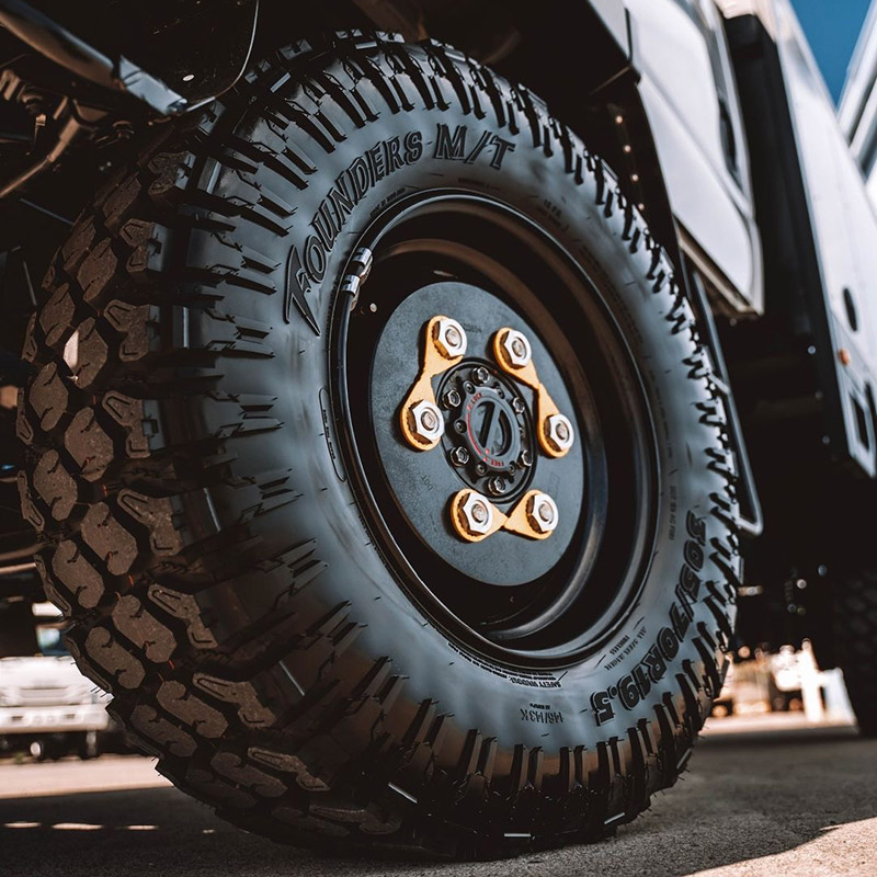 founders tyre close up