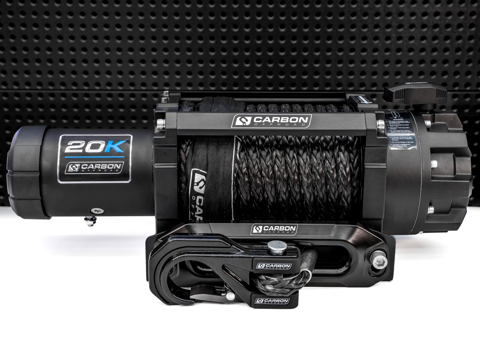 carbon tank winch clipped