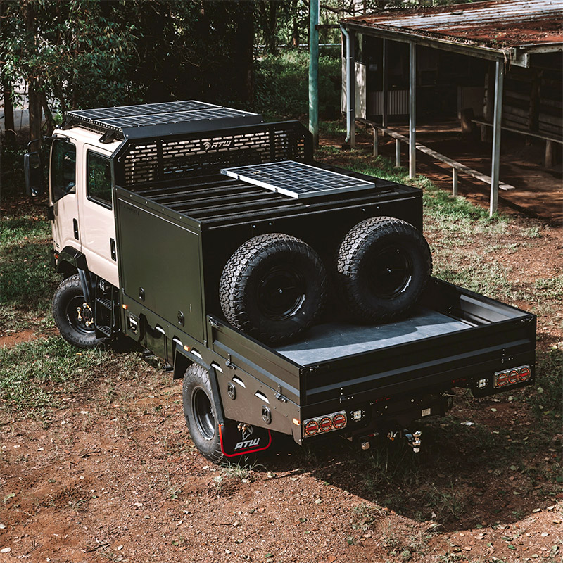 atw adventur truck dual wheel carrier