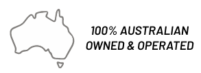 100% Percent Australian Owned and Operated